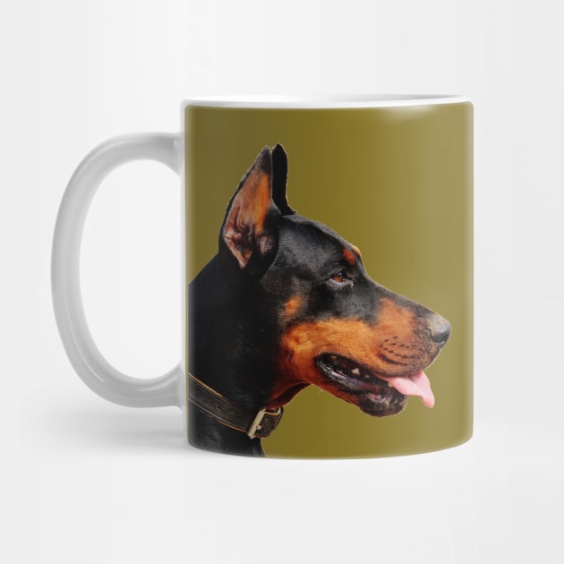 Doberman Pinscher Real life Portrait by PatrioTEEism